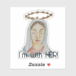 Adesivo Estou com ela, Mary, Undoer of Knots Sticker