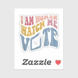 Adesivo Estou Mulher Que Me Assista Votar 2024 Votação Em