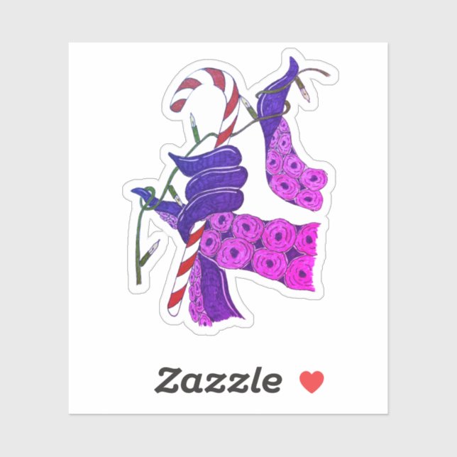 Adesivo Estou preso no Natal! (Folha)