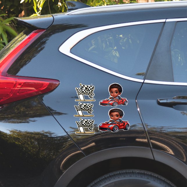 Adesivo Estou pronto para correr (Lado do carro)