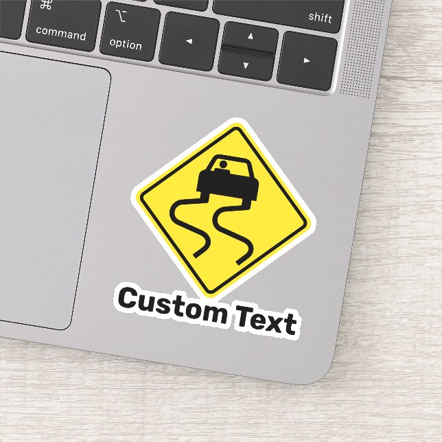 Adesivo Estrada Slippery quando úmida (Detalhe)