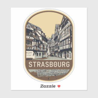 Adesivo Estrasburgo cidade França é o meu orgulhoso "Stick