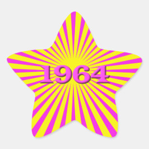 ADESIVO ESTRELA 1964