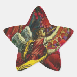 Adesivo Estrela 20 Autocolantes em forma de estrela com Anjo de Na