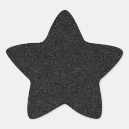 Adesivo Estrela 30 Impressão de brilho preto - estrela cintilante