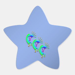 Adesivo Estrela 3 Kokopelli #86