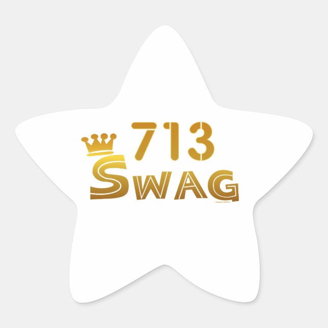 Adesivo Estrela 713 Texas Swag (Frente)