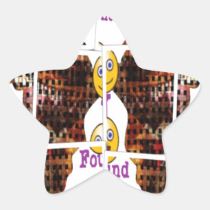 Adesivo Estrela A África é onde encontrei o Amor