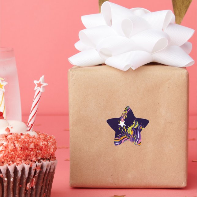 Adesivo Estrela A estrela. (Festa)