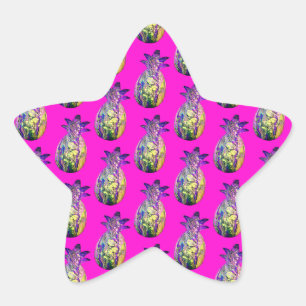 Adesivo Estrela Abacaxi expresso