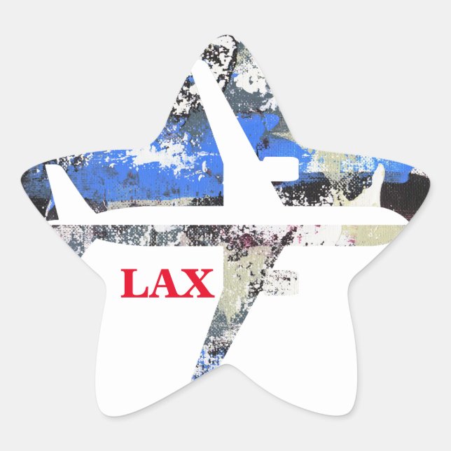 Adesivo Estrela Abstrato voador por Michael Moffa (Frente)