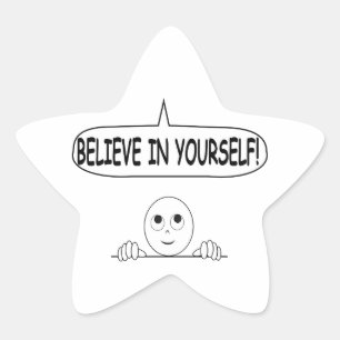Adesivo Estrela Acredite em si mesmo
