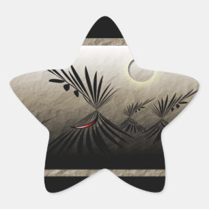 Adesivo Estrela Aldeia Teepee