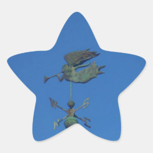 Adesivo Estrela Aleta de tempo do anjo