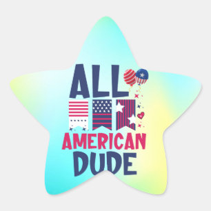 Adesivo Estrela All American Dude-96993