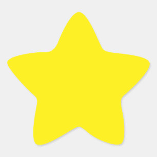 Adesivo Estrela Amarelo