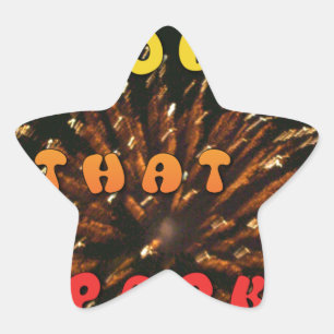 Adesivo Estrela Amor Que Gira Abstrato