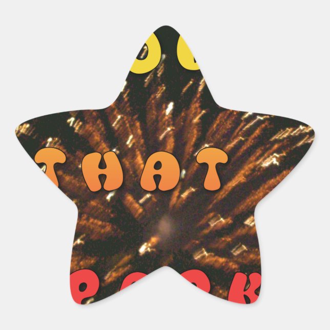 Adesivo Estrela Amor Que Gira Abstrato (Frente)