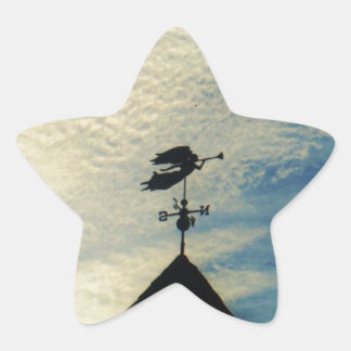 Adesivo Estrela Angel BLOW HORN WEATHER VANE