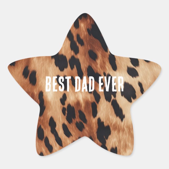 Adesivo Estrela Animal de cochicho preto castanho ocidental (Frente)