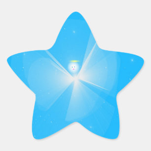 Adesivo Estrela Anjo da neve