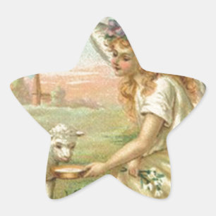 Adesivo Estrela Anjo do felz pascoa