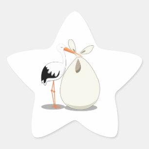 Adesivo Estrela Anúncio de Nascimento