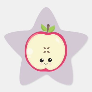 Adesivo Estrela Apple feliz