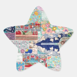 Adesivo Estrela Aqua e Design de maré azul