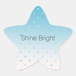 Adesivo Estrela Aqua Glam Dots Ombre