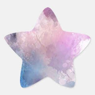 Adesivo Estrela  Aquarela