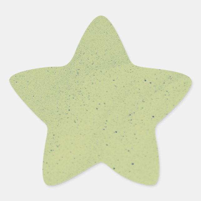 Adesivo Estrela Areia Verde Lima (Frente)