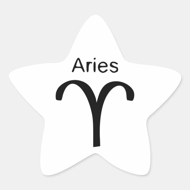 Adesivo Estrela Aries (Frente)