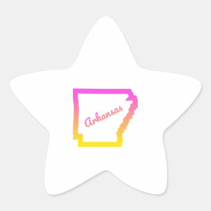 Adesivo Estrela Arkansas