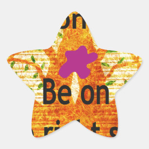 Adesivo Estrela Arrastada na Perspectiva da Vintagem Baobab