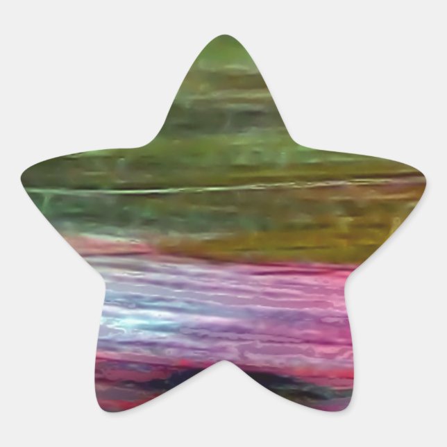 Adesivo Estrela Arte Acidental (Frente)