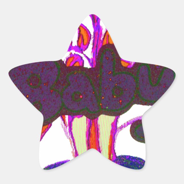 Adesivo Estrela Arte do Coração Queniano: Eu Amo o Quênia (Frente)