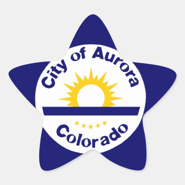Adesivo Estrela Aurora, Colorado (Frente)