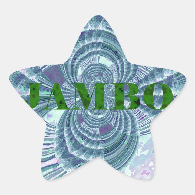 Adesivo Estrela Aurora Matata Art Impressão (Frente)