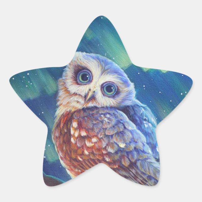 Adesivo Estrela Aurora Owl (Frente)