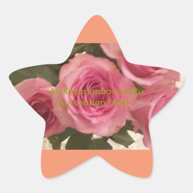 Adesivo Estrela Aurozarian Heal" (Frente)