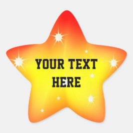 Adesivo Estrela Autocolante brilhante