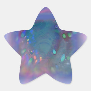 Adesivo Estrela Autocolante de Estrelas de Sonho Iridescente