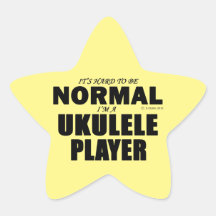 Autocolante normal do Ukulele Player