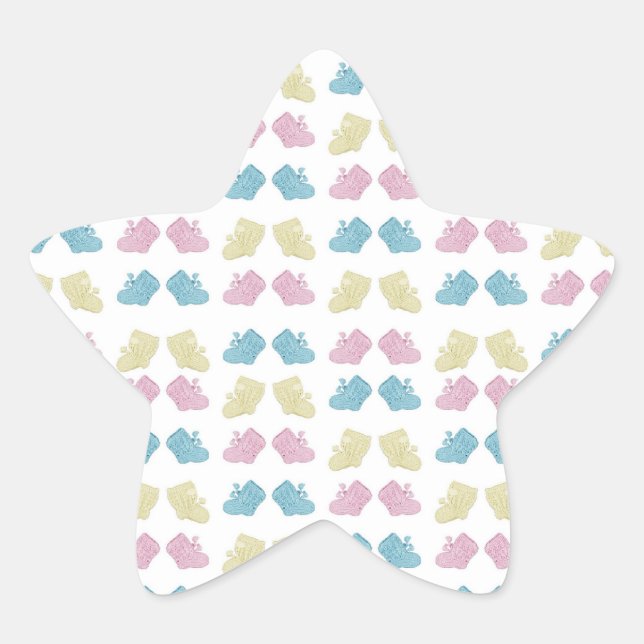 Adesivo Estrela Autocolantes - Boas-calças (Frente)