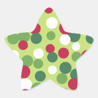 Autocolantes das Estrelas de Natal