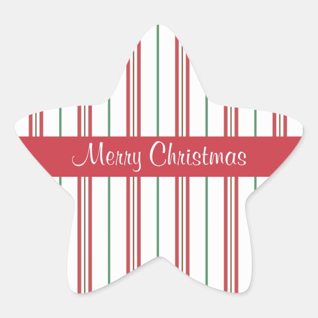 Adesivo Estrela Autocolantes das Estrelas de Natal (Frente)