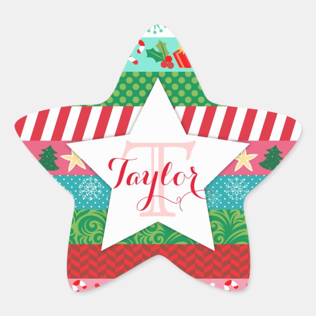 Adesivo Estrela Autocolantes de Estrelas Personalizadas de Fita de (Frente)