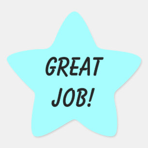 Adesivo Estrela autocolantes de excelente turquesa