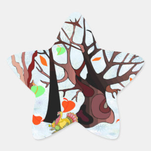 Adesivo Estrela Autumn Wonderland -